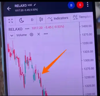 intraday trading relaxo chart 